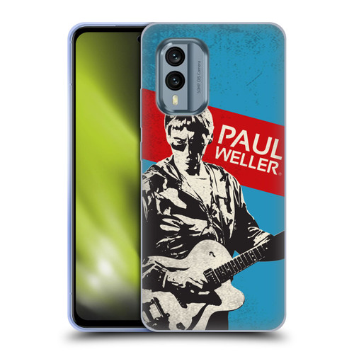 The Jam Key Art Paul Weller Soft Gel Case for Nokia X30