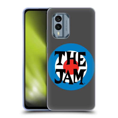 The Jam Key Art Target Logo Soft Gel Case for Nokia X30