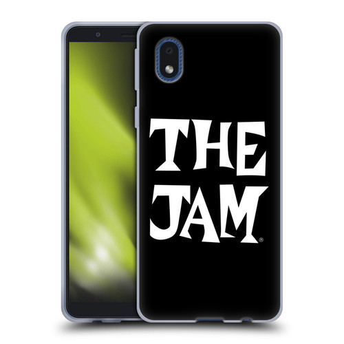 The Jam Key Art Black White Logo Soft Gel Case for Samsung Galaxy A01 Core (2020)