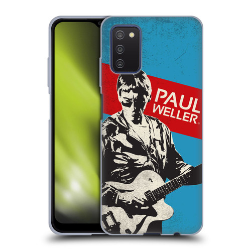 The Jam Key Art Paul Weller Soft Gel Case for Samsung Galaxy A03s (2021)
