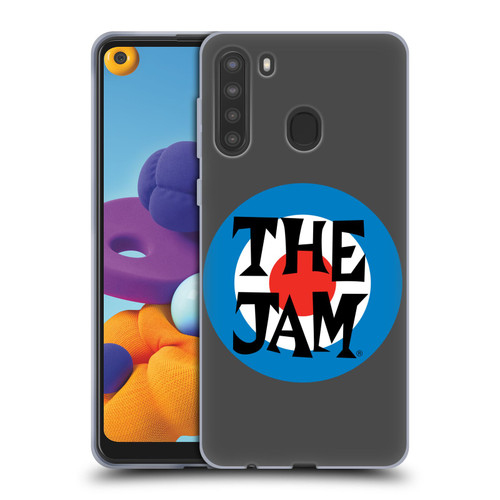 The Jam Key Art Target Logo Soft Gel Case for Samsung Galaxy A21 (2020)