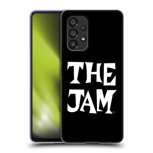 The Jam Key Art Black White Logo Soft Gel Case for Samsung Galaxy A53 5G (2022)