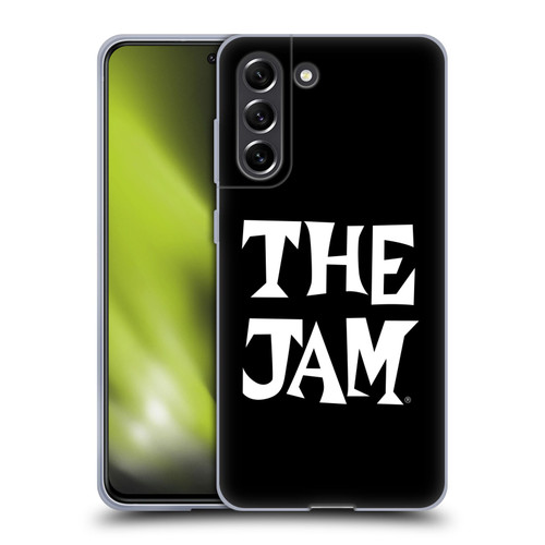 The Jam Key Art Black White Logo Soft Gel Case for Samsung Galaxy S21 FE 5G