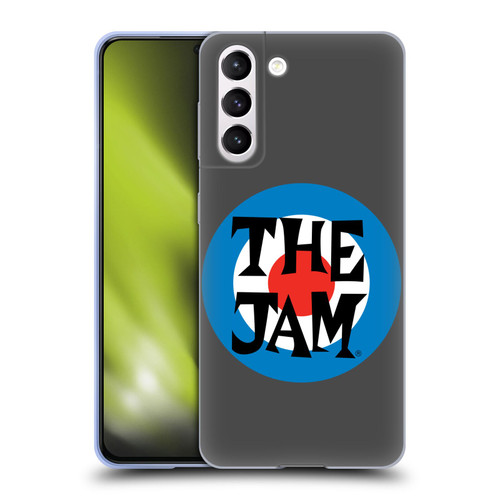 The Jam Key Art Target Logo Soft Gel Case for Samsung Galaxy S21 5G