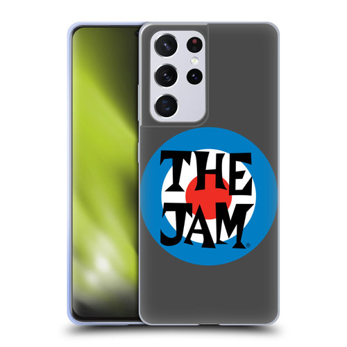 The Jam Key Art Target Logo Soft Gel Case for Samsung Galaxy S21 Ultra 5G
