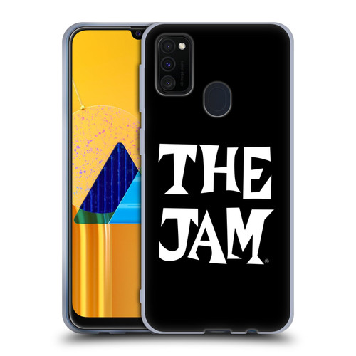 The Jam Key Art Black White Logo Soft Gel Case for Samsung Galaxy M30s (2019)/M21 (2020)