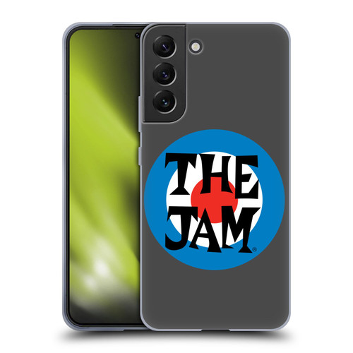 The Jam Key Art Target Logo Soft Gel Case for Samsung Galaxy S22+ 5G