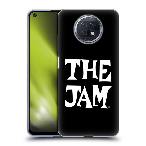 The Jam Key Art Black White Logo Soft Gel Case for Xiaomi Redmi Note 9T 5G