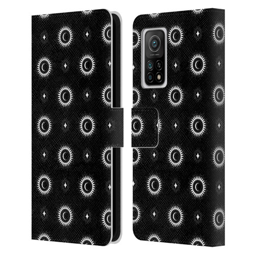 Haroulita Celestial Black And White Sun And Moon Leather Book Wallet Case Cover For Xiaomi Mi 10T 5G