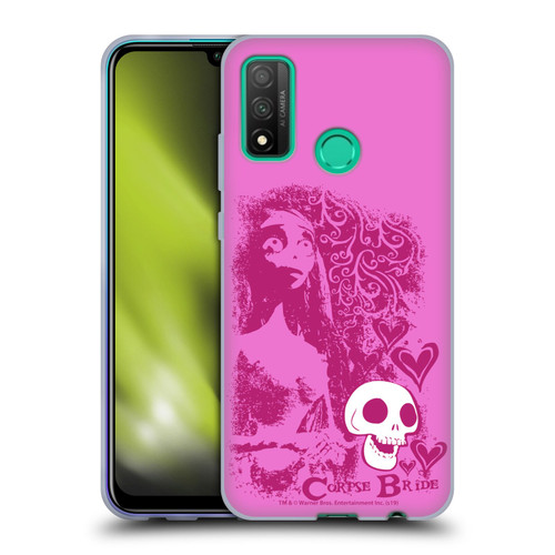 Corpse Bride Key Art Pink Distressed Look Soft Gel Case for Huawei P Smart (2020)