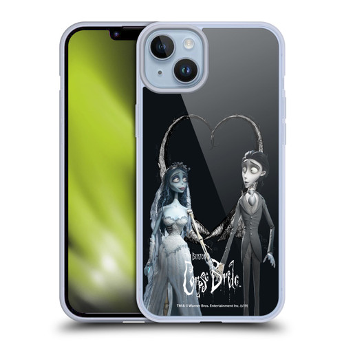 Corpse Bride Key Art Holding Hands Soft Gel Case for Apple iPhone 14 Plus