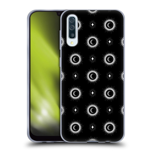 Haroulita Celestial Black And White Sun And Moon Soft Gel Case for Samsung Galaxy A50/A30s (2019)