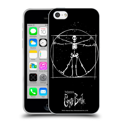 Corpse Bride Key Art Vitruvian Skeleton Soft Gel Case for Apple iPhone 5c