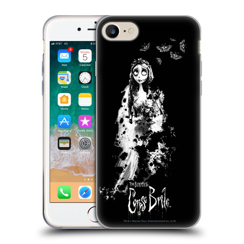 Corpse Bride Key Art Emily Splatters Soft Gel Case for Apple iPhone 7 / 8 / SE 2020 & 2022 & MagSafe