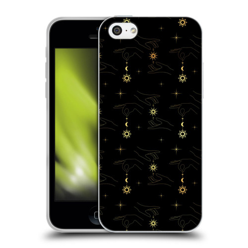 Haroulita Celestial Gold Hand Soft Gel Case for Apple iPhone 5c
