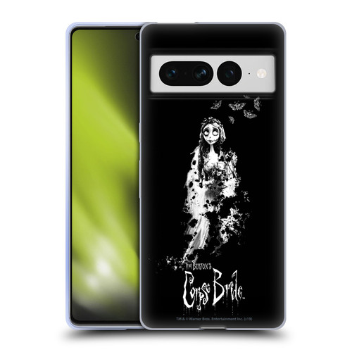 Corpse Bride Key Art Emily Splatters Soft Gel Case for Google Pixel 7 Pro