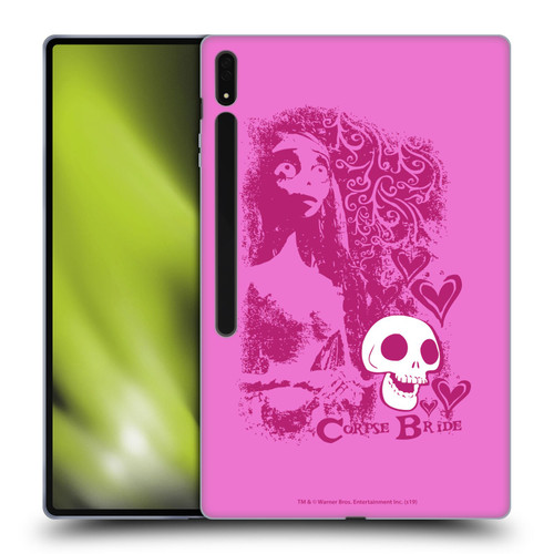 Corpse Bride Key Art Pink Distressed Look Soft Gel Case for Samsung Galaxy Tab S8 Ultra