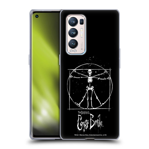 Corpse Bride Key Art Vitruvian Skeleton Soft Gel Case for OPPO Find X3 Neo / Reno5 Pro+ 5G