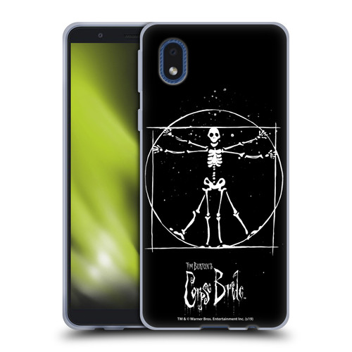 Corpse Bride Key Art Vitruvian Skeleton Soft Gel Case for Samsung Galaxy A01 Core (2020)