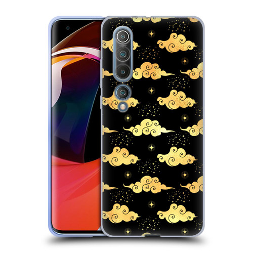 Haroulita Celestial Gold Cloud And Star Soft Gel Case for Xiaomi Mi 10 5G / Mi 10 Pro 5G