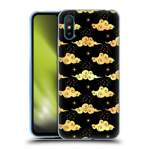 Haroulita Celestial Gold Cloud And Star Soft Gel Case for Xiaomi Redmi 9A / Redmi 9AT