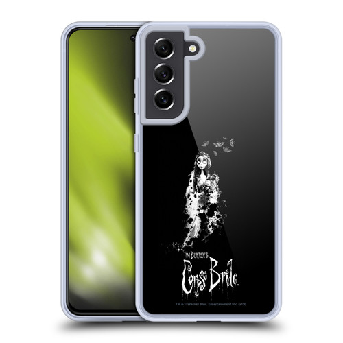 Corpse Bride Key Art Emily Splatters Soft Gel Case for Samsung Galaxy S21 FE 5G & MagSafe