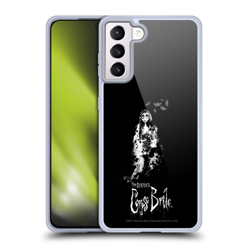 Corpse Bride Key Art Emily Splatters Soft Gel Case for Samsung Galaxy S21+ 5G & MagSafe