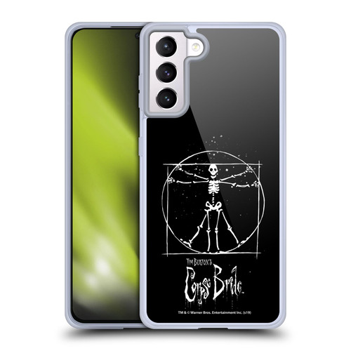 Corpse Bride Key Art Vitruvian Skeleton Soft Gel Case for Samsung Galaxy S21+ 5G & MagSafe