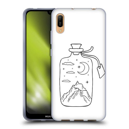 Haroulita Celestial Tattoo Bottle Soft Gel Case for Huawei Y6 Pro (2019)