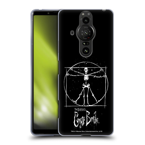 Corpse Bride Key Art Vitruvian Skeleton Soft Gel Case for Sony Xperia Pro-I