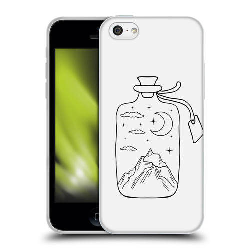Haroulita Celestial Tattoo Bottle Soft Gel Case for Apple iPhone 5c