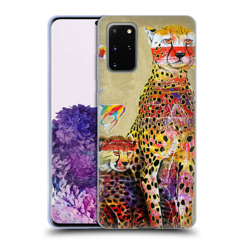 Graeme Stevenson Colourful Wildlife Cheetah Soft Gel Case for Samsung Galaxy S20+ / S20+ 5G