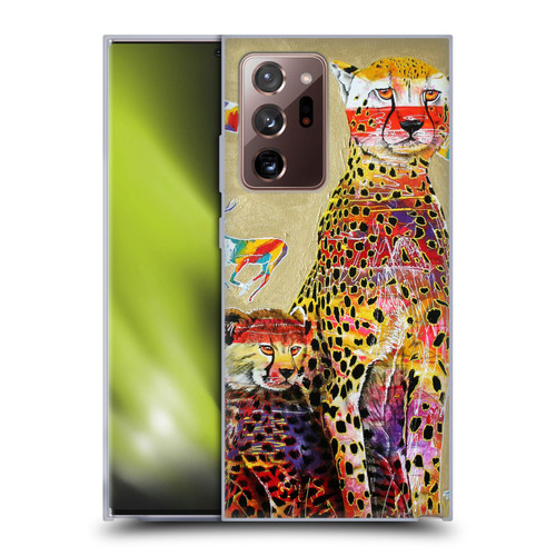 Graeme Stevenson Colourful Wildlife Cheetah Soft Gel Case for Samsung Galaxy Note20 Ultra / 5G