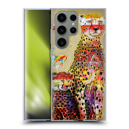 Graeme Stevenson Colourful Wildlife Cheetah Soft Gel Case for Samsung Galaxy S23 Ultra 5G