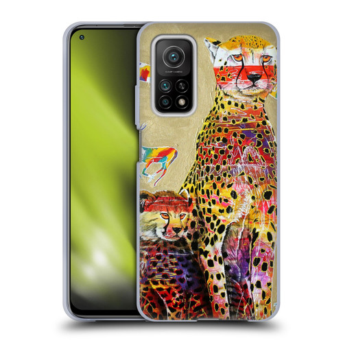 Graeme Stevenson Colourful Wildlife Cheetah Soft Gel Case for Xiaomi Mi 10T 5G