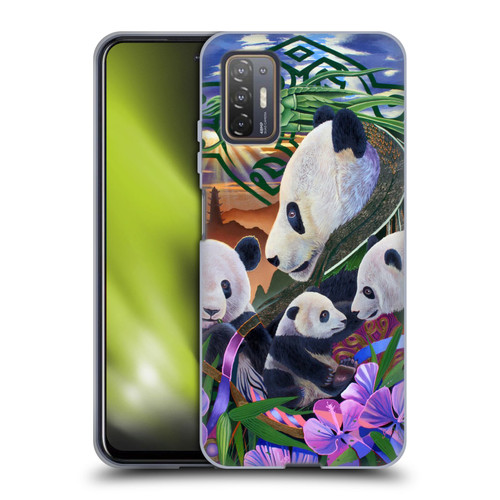 Graeme Stevenson Wildlife Pandas Soft Gel Case for HTC Desire 21 Pro 5G