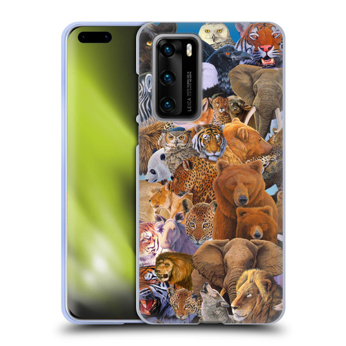 Graeme Stevenson Wildlife Animals Soft Gel Case for Huawei P40 5G