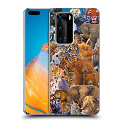 Graeme Stevenson Wildlife Animals Soft Gel Case for Huawei P40 Pro / P40 Pro Plus 5G