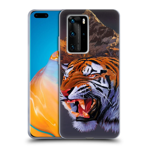 Graeme Stevenson Wildlife Tiger Soft Gel Case for Huawei P40 Pro / P40 Pro Plus 5G