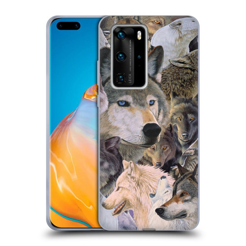 Graeme Stevenson Wildlife Wolves 1 Soft Gel Case for Huawei P40 Pro / P40 Pro Plus 5G