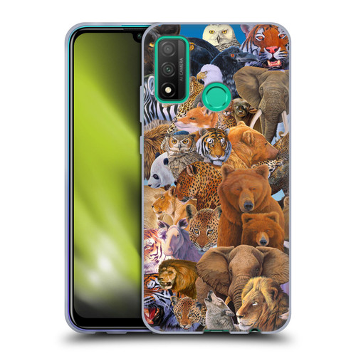 Graeme Stevenson Wildlife Animals Soft Gel Case for Huawei P Smart (2020)