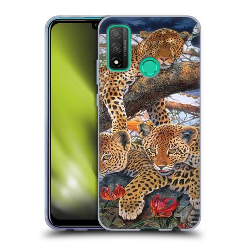 Graeme Stevenson Wildlife Leopard Soft Gel Case for Huawei P Smart (2020)