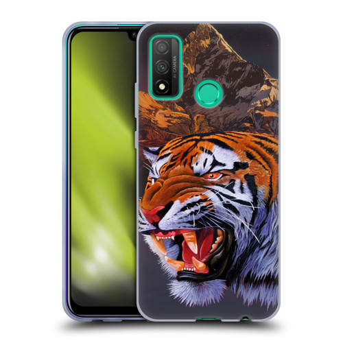 Graeme Stevenson Wildlife Tiger Soft Gel Case for Huawei P Smart (2020)
