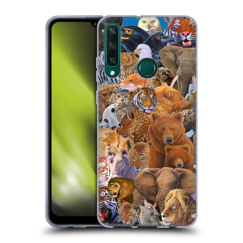 Graeme Stevenson Wildlife Animals Soft Gel Case for Huawei Y6p