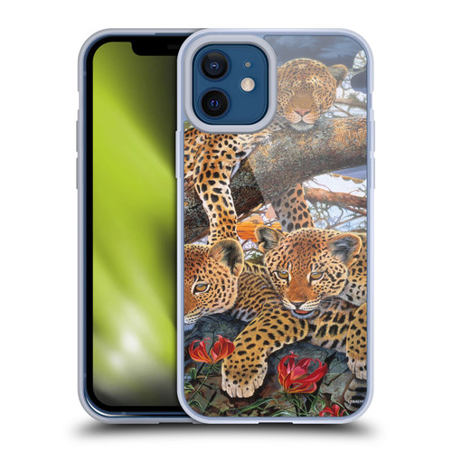 Graeme Stevenson Wildlife Leopard Soft Gel Case for Apple iPhone 12 / iPhone 12 Pro