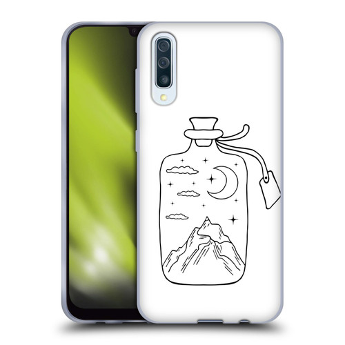 Haroulita Celestial Tattoo Bottle Soft Gel Case for Samsung Galaxy A50/A30s (2019)