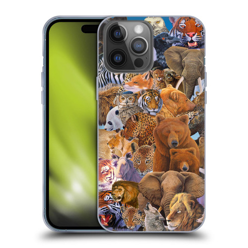 Graeme Stevenson Wildlife Animals Soft Gel Case for Apple iPhone 14 Pro Max