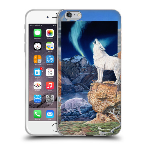 Graeme Stevenson Wildlife Wolves 3 Soft Gel Case for Apple iPhone 6 Plus / iPhone 6s Plus