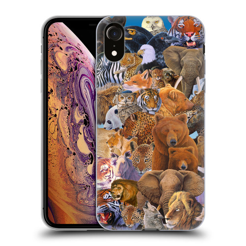 Graeme Stevenson Wildlife Animals Soft Gel Case for Apple iPhone XR