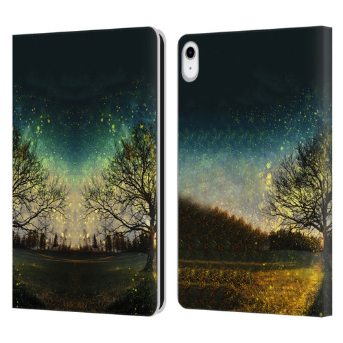Patrik Lovrin Dreams Vs Reality Magical Fireflies Dreamy Leather Book Wallet Case Cover For Apple iPad 10.9 (2022)